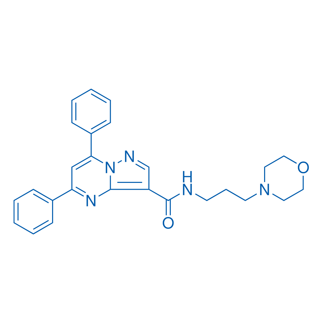 N-(3-吗啉丙基)-5,7-二苯基吡唑并[1,5-a]嘧啶-3-甲酰胺
