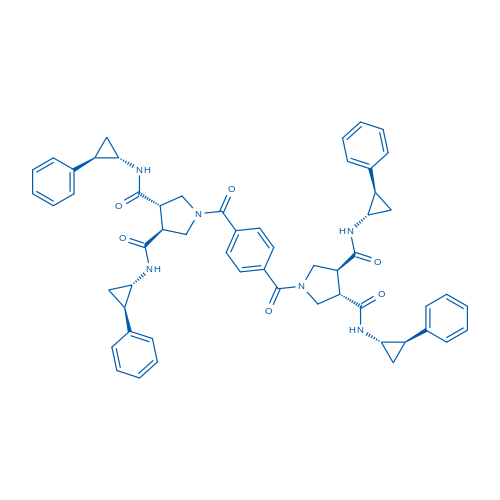 (3S,3'S,4S,4'S)-1,1'-对苯二甲酰基双(N3,N4-双((1S,2R)-2-苯基环丙基)吡咯烷-3,4-二甲酰胺)